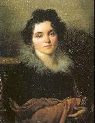 Kiprensky, Orest, Portrait of Darya Khvostova